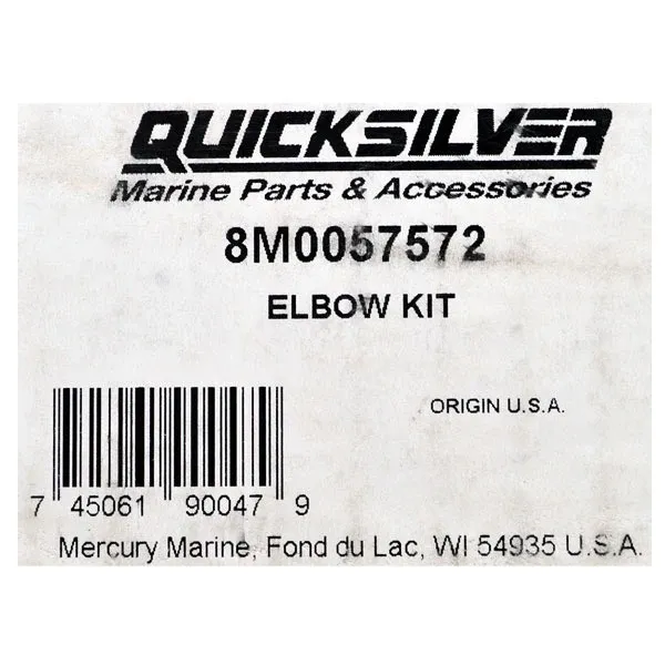 Mercury Boat Exhaust Elbow Kit 8M0057572 | Intermediate 8.2L Mag EC